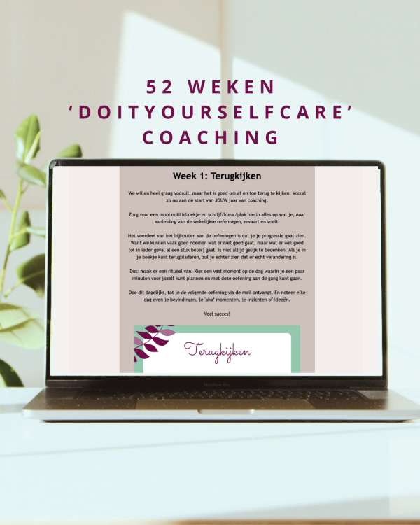 'Do it yourselfcare' coaching: een jaar lang inspiratie én oefeningen (incl. bonusmateriaal)