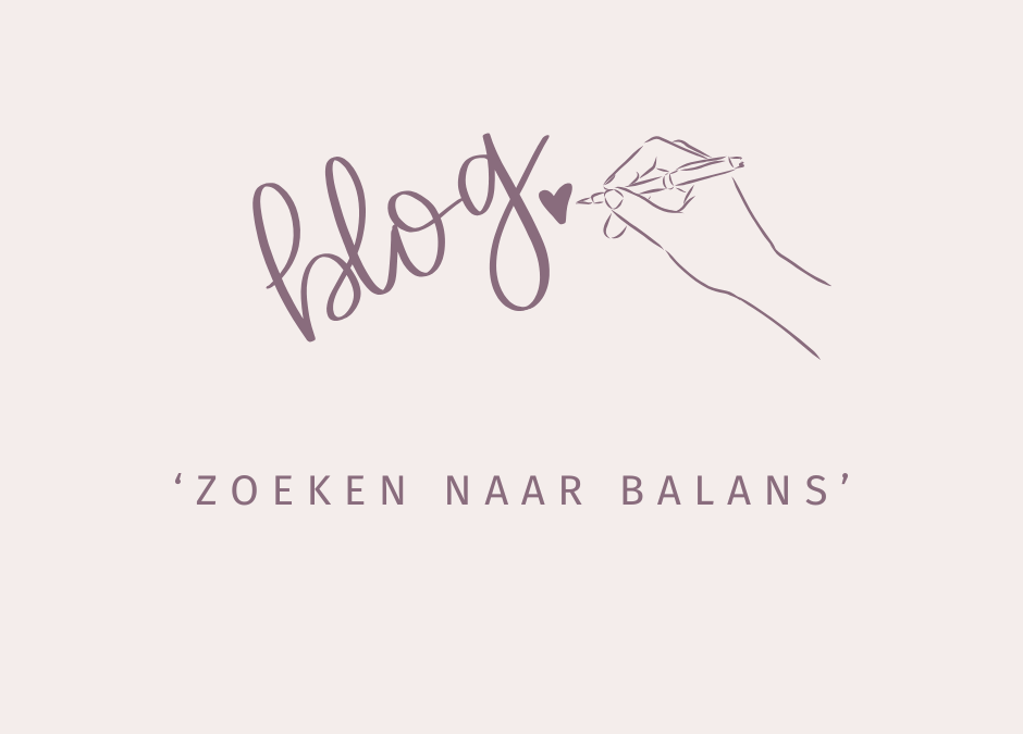 Zoeken naar balans